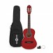 Paket Junior klasična kitara 1/2, Rdeča, Gear4music