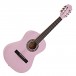 Junior 1/2 Klasická gitara, ružová, podľa Gear4music