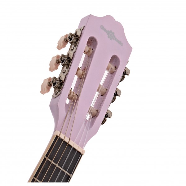 Junior 1/2 Classical Guitar Pack, Pink, by Gear4music