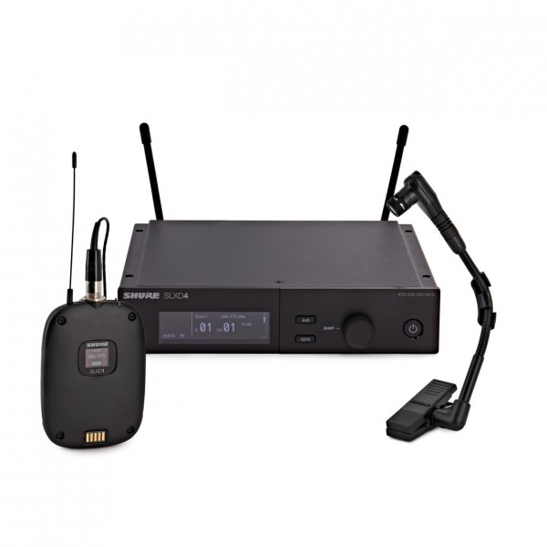 Shure SLXD14E/98H-H56 Wireless Instrument Microphone System - Full System
