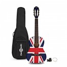 Junior 1/2 Classical Guitar Pack, Union Jack, by Gear4music
