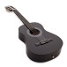 Junior 1/2 Classical Guitar, Black, by Gear4music