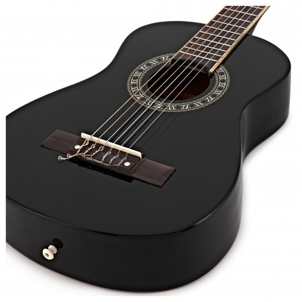 Junior 1/2 Classical Guitar Pack, Black, by Gear4music