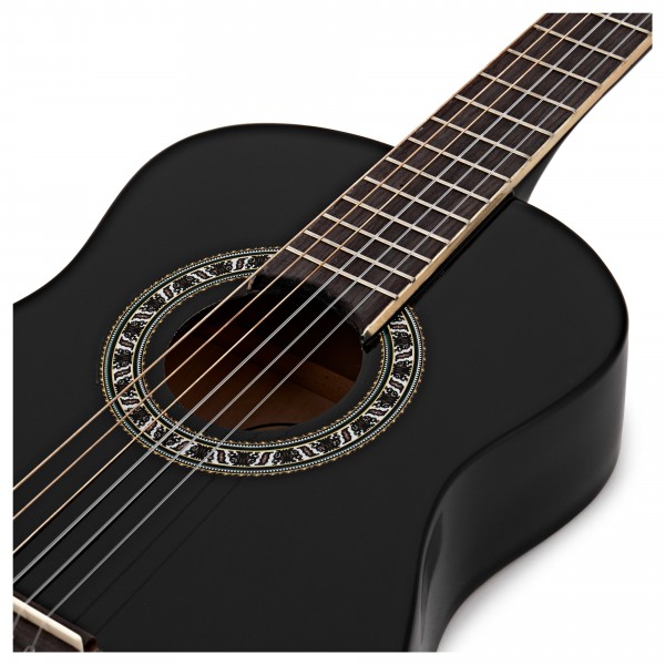 Junior 1/2 Classical Guitar Pack, Black, by Gear4music