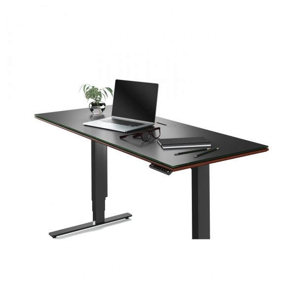 Sequel 20 6151 Lift Standing Desk Chocolate Stained Walnut LS 4