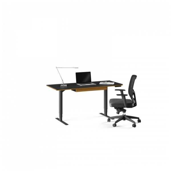 Sequel 20 6151 Lift Standing Desk Natural Walnut LS 1