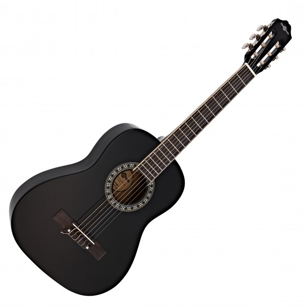 3/4 Classical Guitar Pack, Black, by Gear4music