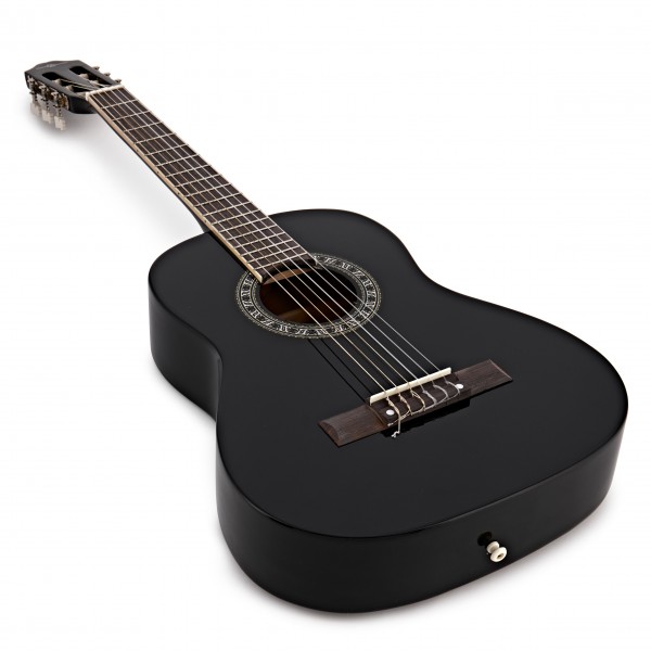 3/4 Classical Guitar Pack, Black, by Gear4music