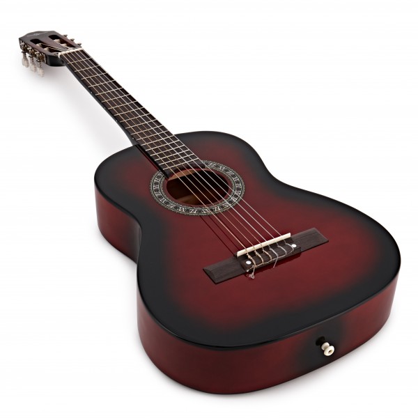3/4 Classical Guitar Pack, Redburst, by Gear4music