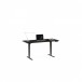 Sequel 20 6151 Lift Standing Desk Charcoal Stained Ash LS