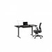 Sequel 20 6151 Lift Standing Desk Charcoal Stained Ash LS 2