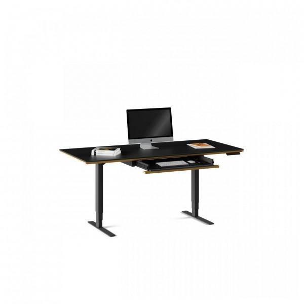 BDI Sequel 20 6152 Lift Standing Desk Natural Walnut LS 1