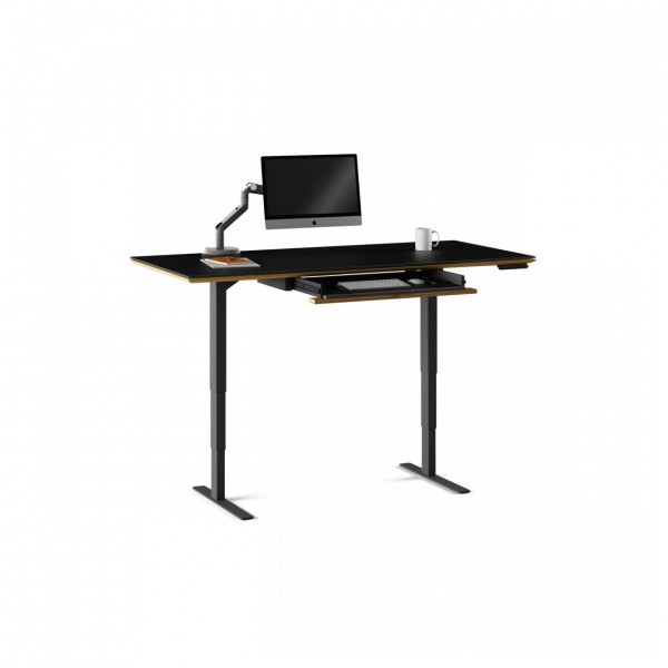 BDI Sequel 20 6152 Lift Standing Desk Natural Walnut LS 3