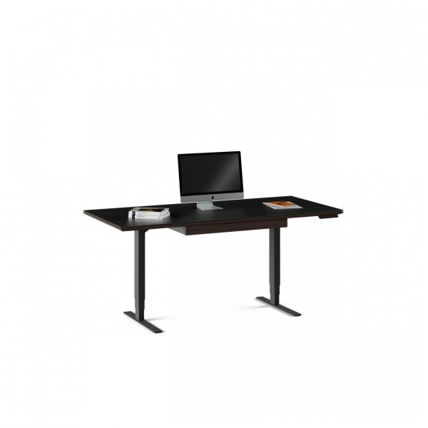 Sequel 20 6152 Lift Standing Desk Charcoal Stained Ash LS 2