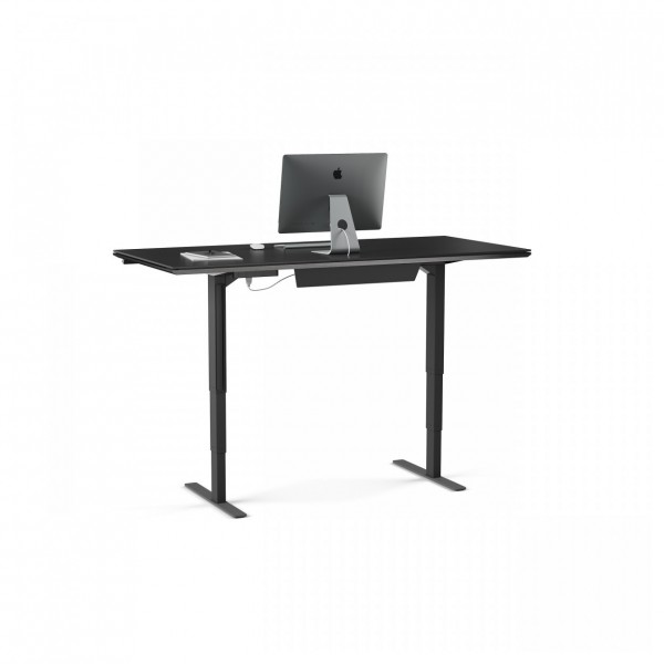 Sequel 20 6152 Lift Standing Desk Charcoal Stained Ash LS 4