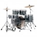 Mapex Venus 20'' 5pc Drum Kit, Steel Blue Metallic - Behind Kit