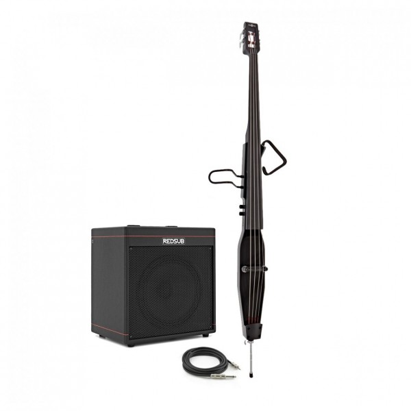 3/4 Size Electric Double Bass Amp Pack, Black