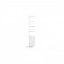 BDI Linea 5801A Single Width Bookshelf Add On, Satin White