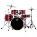 Mapex Venus 20'' 5pc Drum Kit, Crimson Red Sparkle - Second Angle