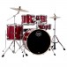 Mapex Venus 22'' 5pc Drum Kit, Crimson Red Sparkle