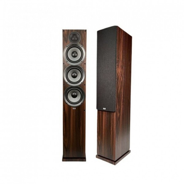 ELAC Debut F5.2 Walnut Vinyl Floorstanding Speaker (Pair)