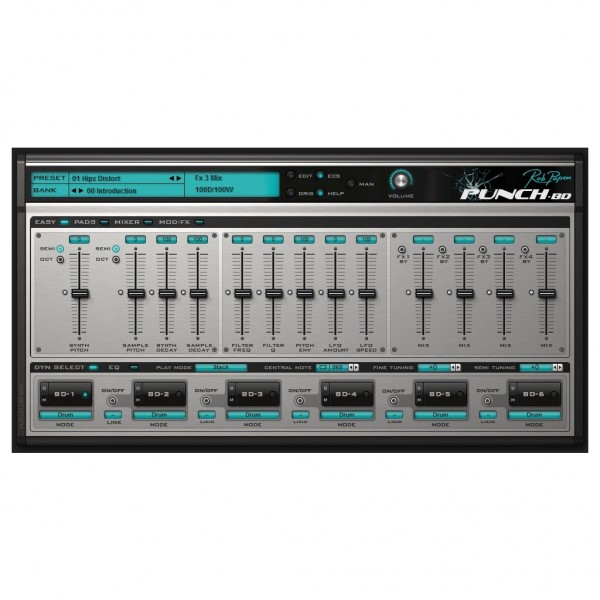 Rob Papen Punch-BD - Menu