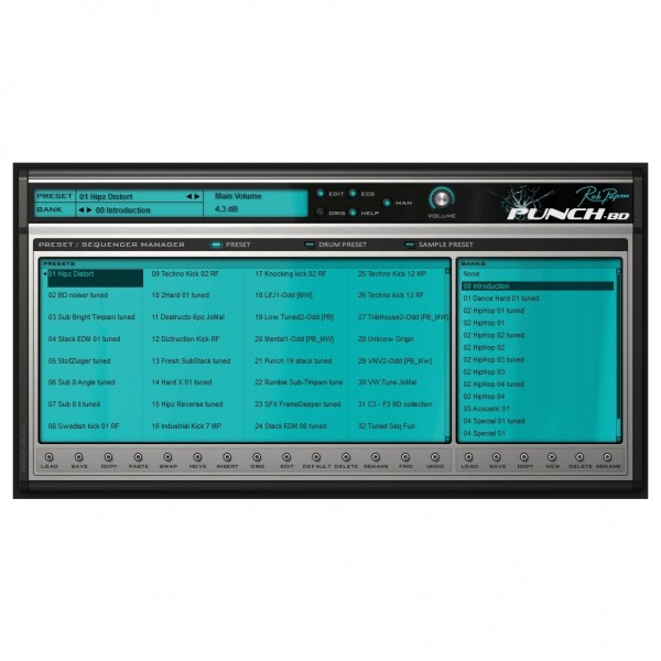Rob Papen Punch-BD - Manager