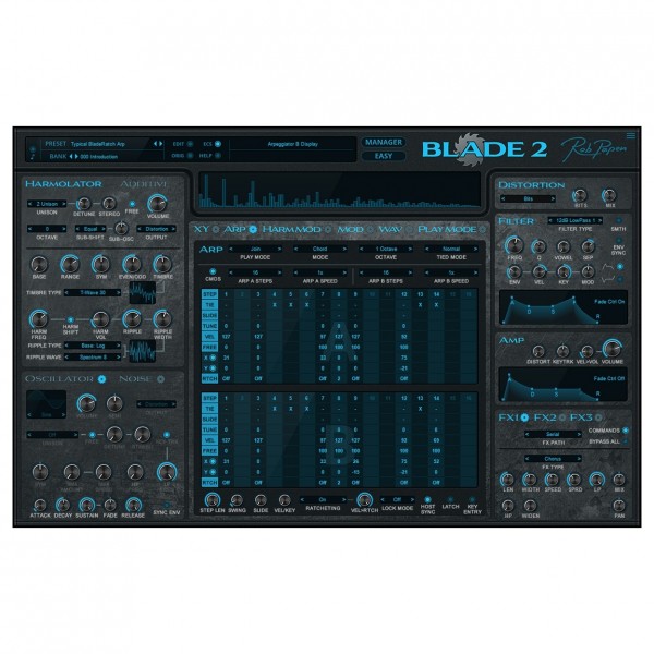 Blade-2 Virtual Synthesizer Plugin - Arpeggiator