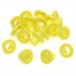 Danmar 20 sztuk nylonowych podkładek do prętów napinających, Yellow