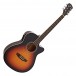 Single Cutaway Semiakustisk Gitarr av Gear4Music, Sunburst