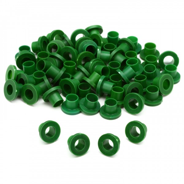 Danmar 50 Pack Nylon Tension Rod Washers, Green