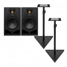 ADAM Audio A7V Active Studio Monitors, Includes Stands