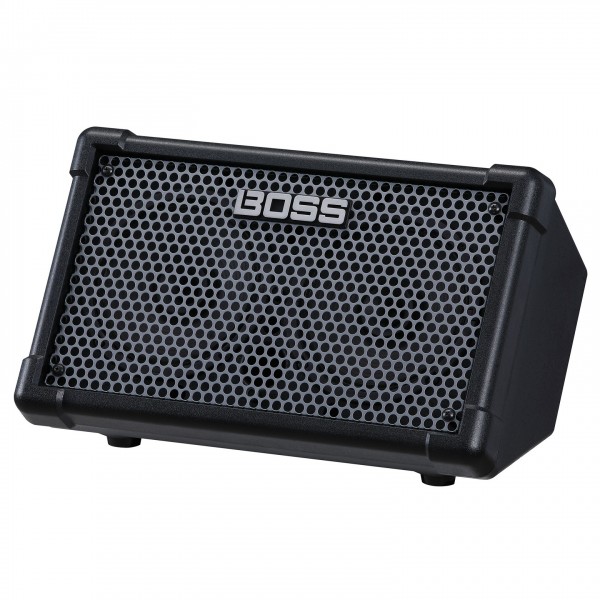 Boss Cube Street 2 Battery Powered Stereo Amplifier, Black - Front View