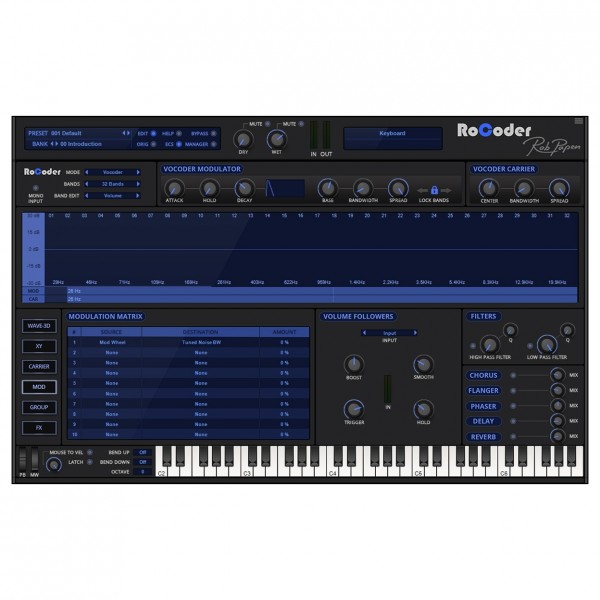 Rob Papen RoCoder Effect Plugin - Modulation