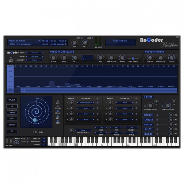 RoCoder Effect Plugin - XY