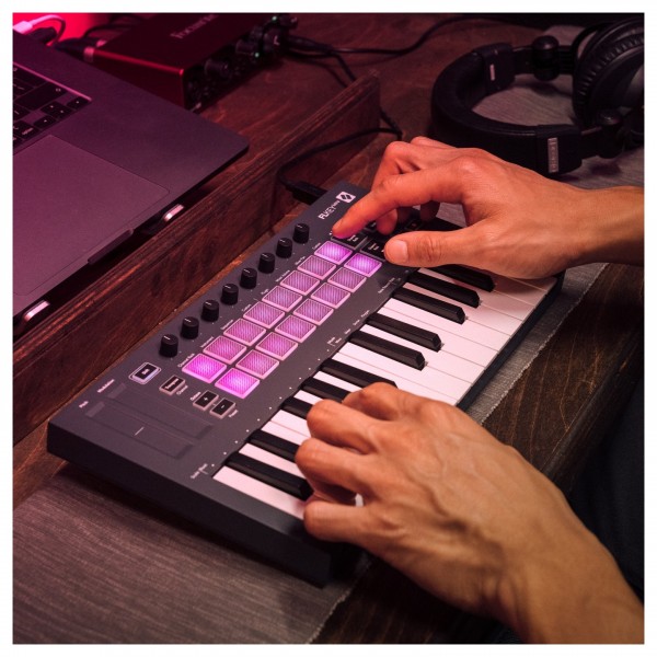 Novation FLkey Mini for FL Studio - Lifestyle Close Up