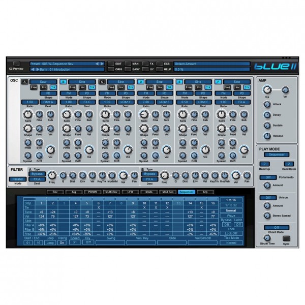 Rob Papen BLUE-2 - Sequencer
