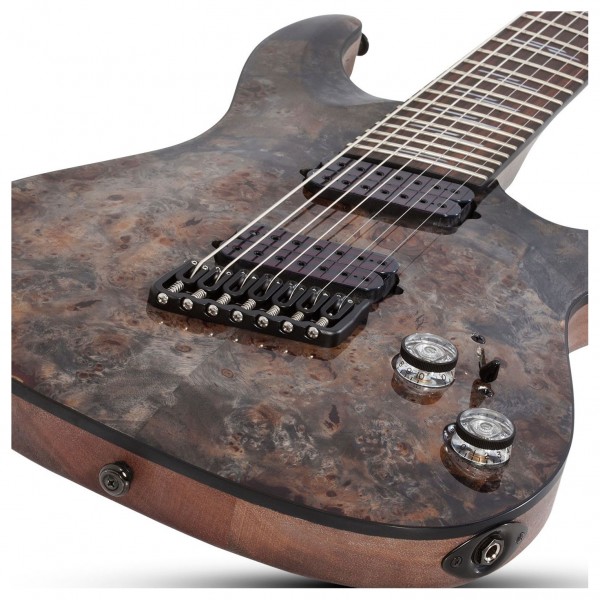 Schecter Omen Elite-7 MS, Charcoal body