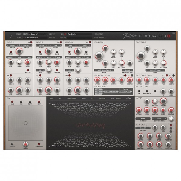Rob Papen Predator 3 Virtual Synthesizer - Oscillator, Advanced