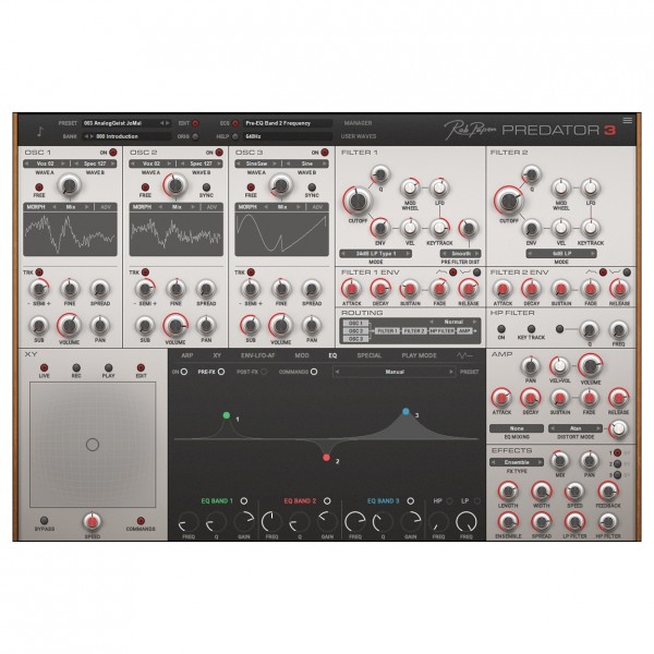 Rob Papen Predator 3 Plugin - EQ