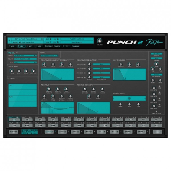 Rob Papen Punch-2 Drum Machine - Advanced