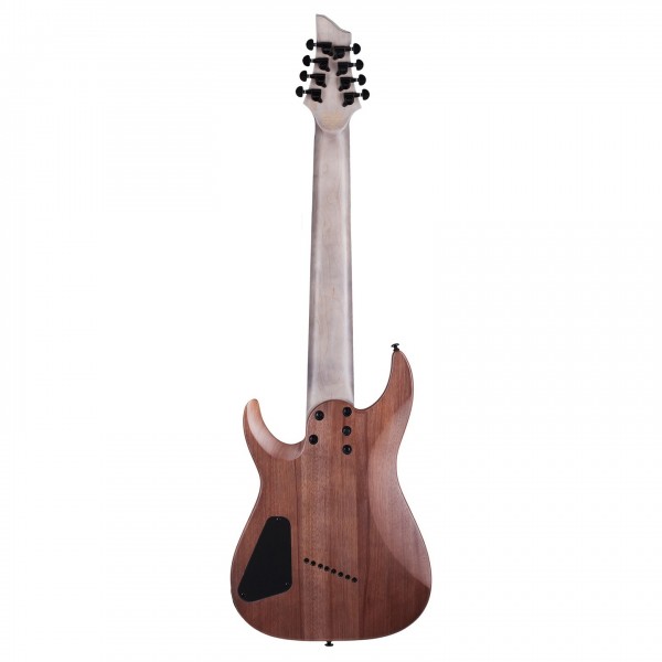 Schecter Omen Elite-8 MS, Black Cherry Burst back