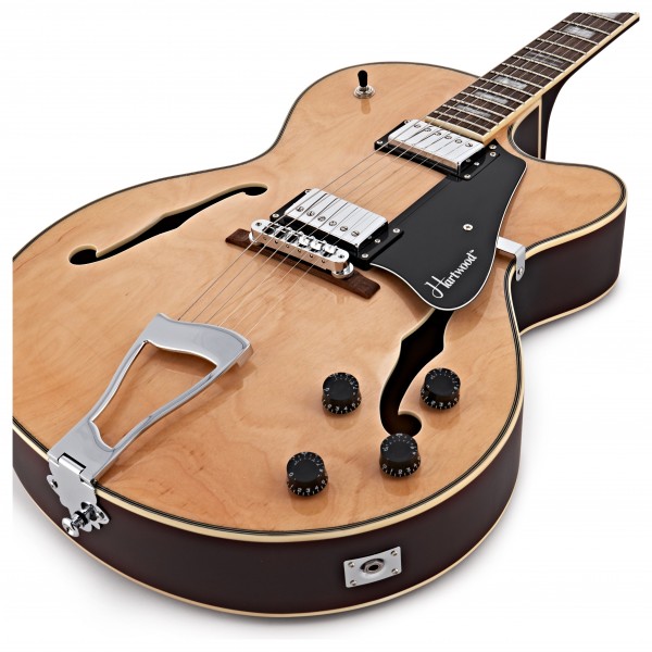 Hartwood Novella Hollowbody Guitar, Natural