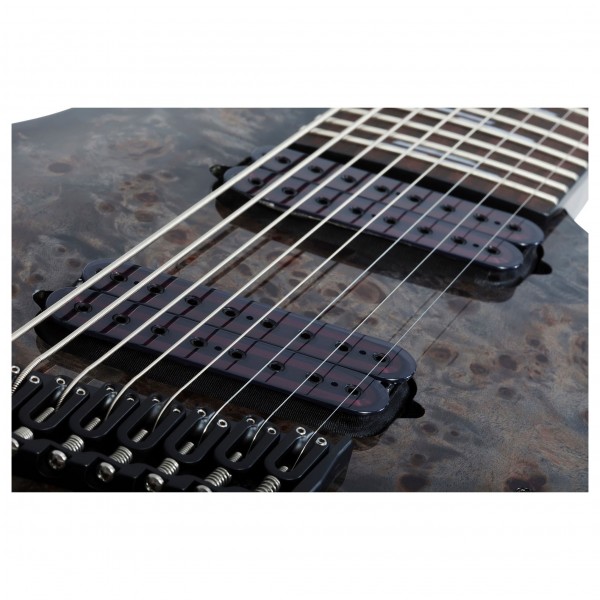 Schecter-Omen-Elite-8-MS,-Charcoal-pickups