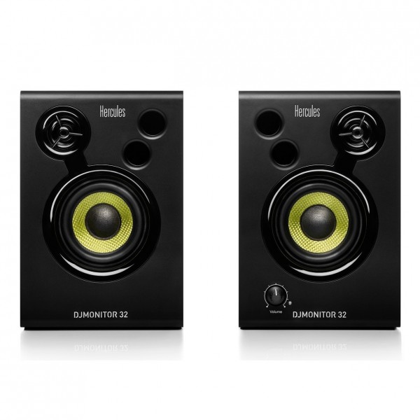 Hercules DJMonitor 32 Active DJ Monitors - Front