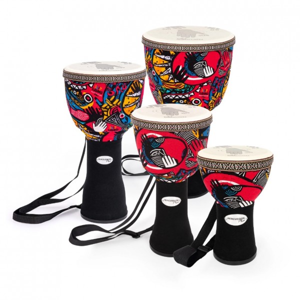 Percussion Plus, Slap Djembe Pack, Pretuned, 4 Player Pack