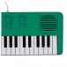 VISIONKEY-1 37 Key Mini Keyboard by Gear4music, Green - Starter Pack
