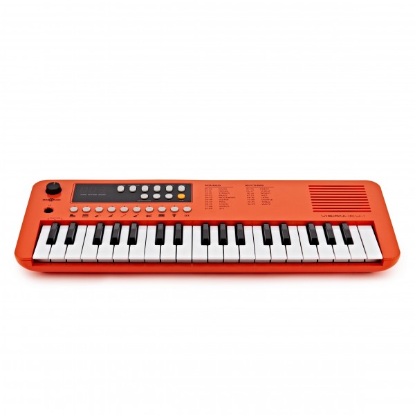 VISIONKEY-1 37 Key Mini Keyboard by Gear4music, Orange - Starter Pack