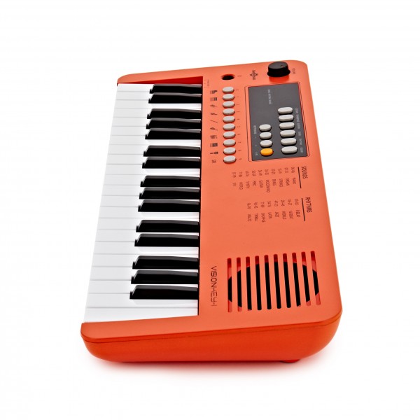 VISIONKEY-1 37 Key Mini Keyboard by Gear4music, Orange - Starter Pack