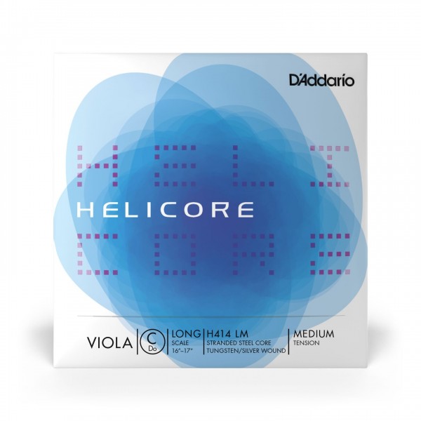 D'Addario Helicore Single Viola C String, Long Scale, Medium Tension